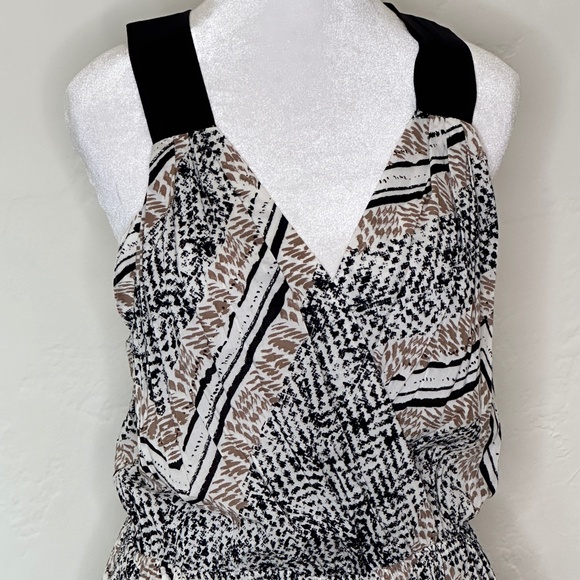 NWOT- BCBGeneration Multi Color Crisscross Strap Mini Dress with POCKETS! - Picture 2 of 14